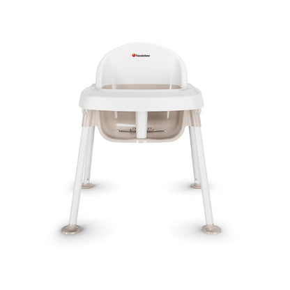 Foundations Secure Sitter Feeding Chairs Multipack, No-Tip Feet, 3-Point Adjustable Harness, Removable Tray, Easy to Clean, Stackable Feeding Chairs, 3 Pack (11 inch)