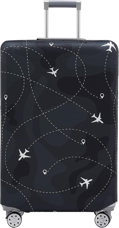 Travelkin Luggage Cover For Suitcase Tsa Approved, Suitcase Cover Protector Fits 18-32 Inch Luggage(M for 22-25 Inch Luggage)