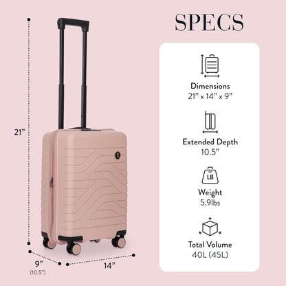 Bric's Milano By Bric's Ulisse 21" Expandable Spinner Pearl Pink One Size