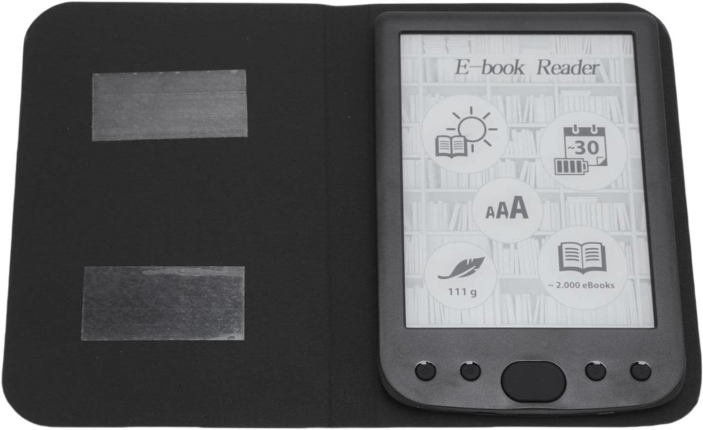 Yoidesu 6 Inch E Reader Digital Reader Electronic Book Reader with 800x600 High Resolution Screen Multifunctional Navigation Buttons for PDF EPUB TXT DOC FB2 MOBI (8G)