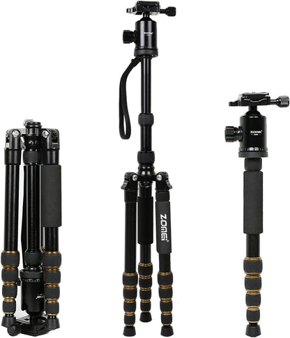 ZoMei Z669 Magnesium Aluminum Alloy Travel Camera Tripod with Ball Head for Canon,Sony,DSLR