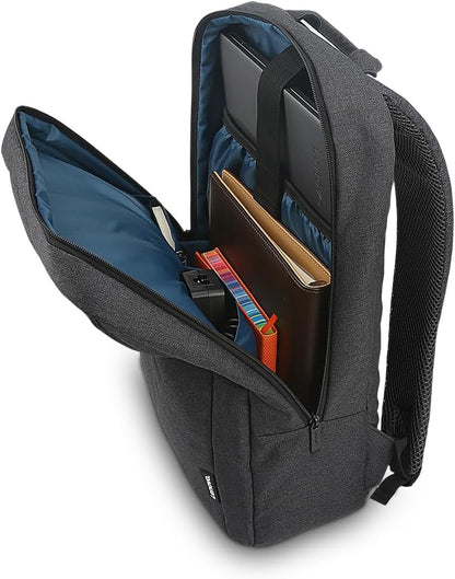 Lenovo 16” ECO Laptop Backpack - B210 - Travel Pack for Laptop or Tablet, Durable, Water-Repellent, Made from Recycled Material, Lightweight, Sleek Design for Travel, Business, Casual Backpack - Black