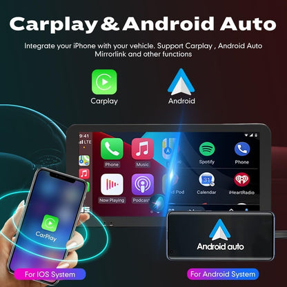 Kunfine CarPlay Android Auto Navigation Stereo GPS Radio Reverse Camera Display 10.33" QLED Touchscreen Headunit Tablet Pad Media Player for Subaru Forester 2007-2013, if Applicable Octa Core 4G+64G