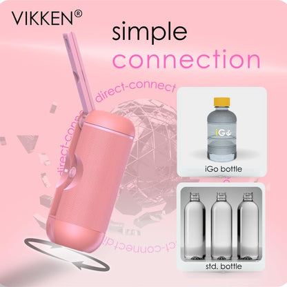 VIKKEN® 250ml iGo X Portable Travel Bidet USB-Type C Rechargeable Electric Mobile Handheld Ultra Strong Water Spray Personal Hygiene Self Care for Women & Men