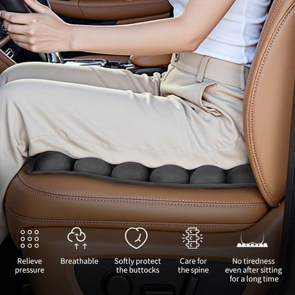 Sondor Travel Cushion Inflatable Seat Cushionair Cushion Inflatable Chair Air Seat Car Portable Breathable Comfort,Pain Pressure Relief Camping Ideal for Daily Use Prolonged Sitting (Black)
