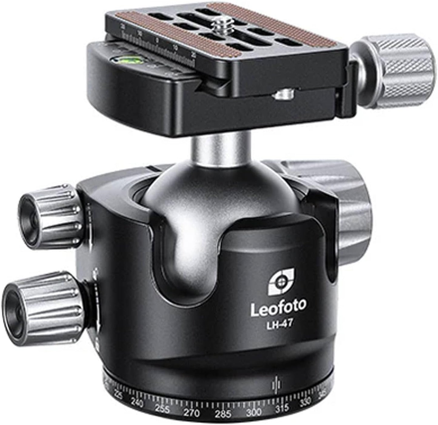 Leofoto Professional Camera Tripod, 63.9" Compact Carbon Fiber Tripod for DSLR Video Camcorder, 5 Leg Sections, 360° Ball Head, Max Load 20KG/44Lb (LS-365CX+LH-47)