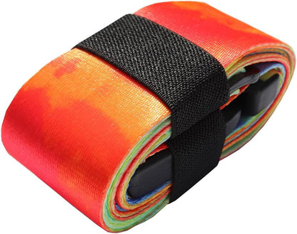 Luggage Straps for Suitcases TSA Approved-2 Pack Bright Personalized Luggage Belt Strap for Suitcase/Carry On Bag Luggage Accessories for Travel (Tie-Dye)