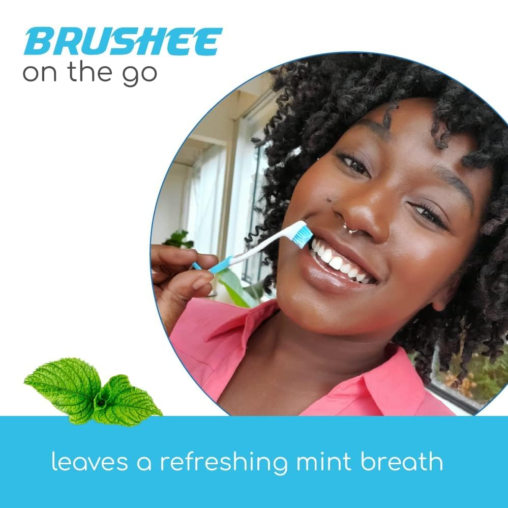 The Evolution of Oral Care | 4-in-1 Tool (Paste + Brush + Floss + Pick) | Individually Wrapped | Disposable | Prepasted Travel Toothbrushes | Small Adult Toothbrush - (3-Pack)
