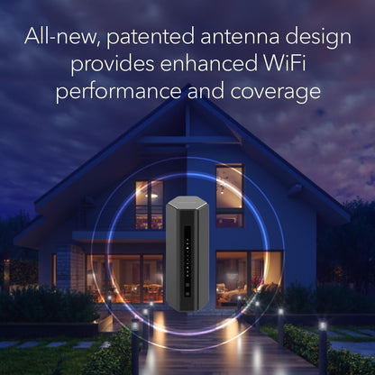 NETGEAR Nighthawk Tri-Band WiFi 7 Router (RS500) – Security Features, BE12000 Wireless Speed (up to 12 Gbps) - Covers up to 3,000 sq. ft., 120 Devices – 2.5 Gig Internet Port - Free Expert Help