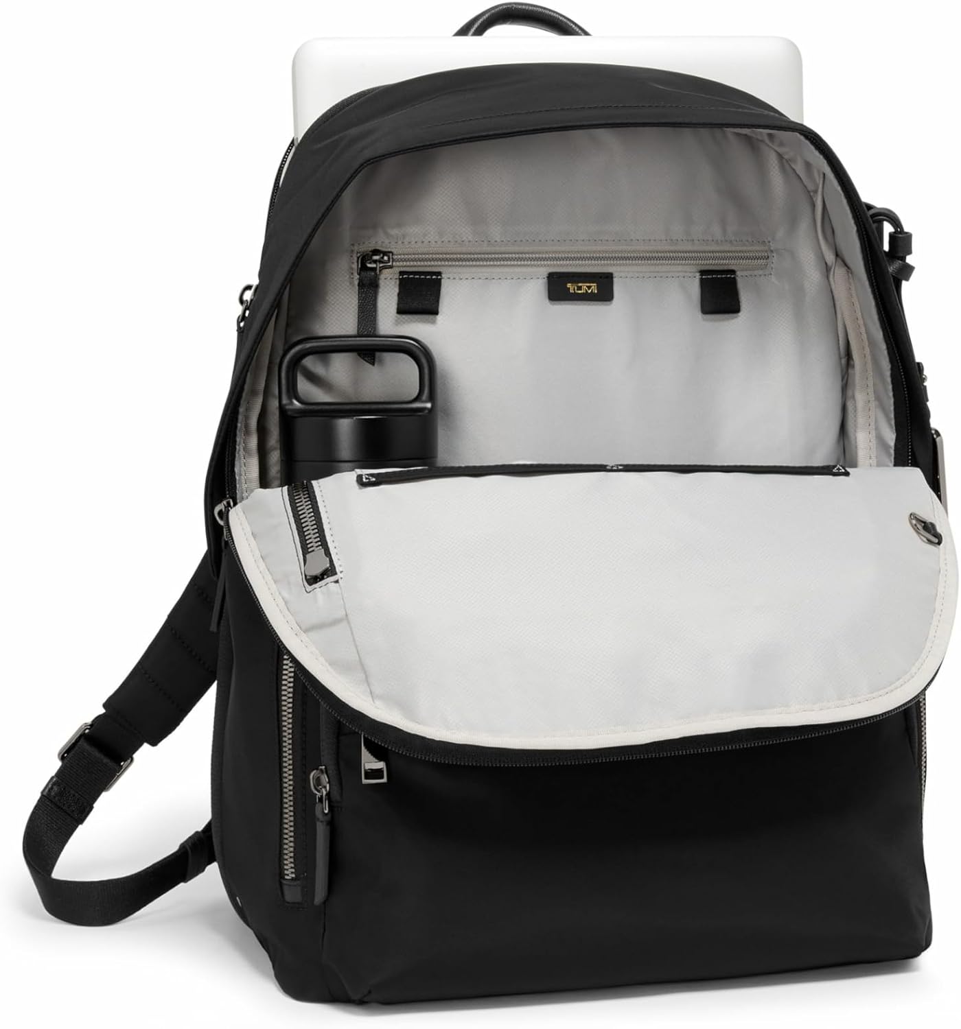 TUMI - Voyageur Montana Backpack - Stylish Travel Backpack for Women - For Business, Work - Fits up to 16" Laptops - Black/Gunmetal