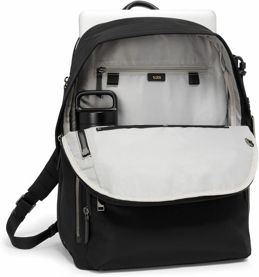 TUMI - Voyageur Montana Backpack - Stylish Travel Backpack for Women - For Business, Work - Fits up to 16" Laptops - Black/Gunmetal