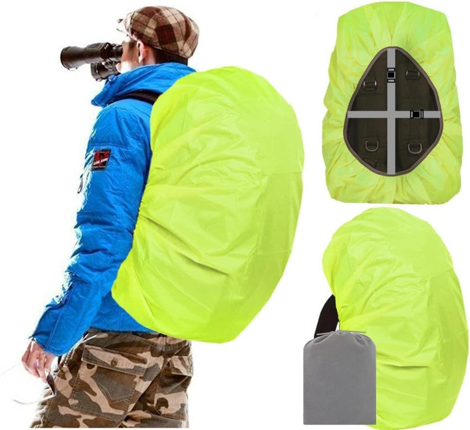 Joy Walker Waterproof Backpack Rain Cover, 12000mm Ultra-Waterproof, Upgraded Ultra-Strong Multilayers, Antislip Buckle Strap