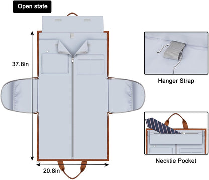 Convertible Travel Garment Bags - Carry On Garment Duffel Bag with Shoe Compartment Large Travel Garment Bag with Storage Bag Toiletry Bag 2 in 1 Hanging Suit Bag Weekender Bag for Women Men 3pcs Set