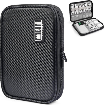 Luxtude Cord Organizer Travel, Cable Organizer Bag, Portable Electronics Organizer, Travel Essentials for Cord Storage/Charger Storage/Cable Storage