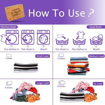 Freelivity Laundry Detergent Sheets, 200 Loads Eco-Friendly Laundry Soap Strips - No Plastic Jug Hypoallergenic Liquid Less Dissolvable Space Saving Sheets for HE machine, travel, home clothes washing