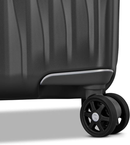 Samsonite UpLIFT X-Large Checked Hardside Luggage with Spinner Wheels - Airline-Approved, TSA Lock, Adjustable Handle System - Polycarbonate Hard Suitcase for Ultra Lightweight Travel - Phantom Black