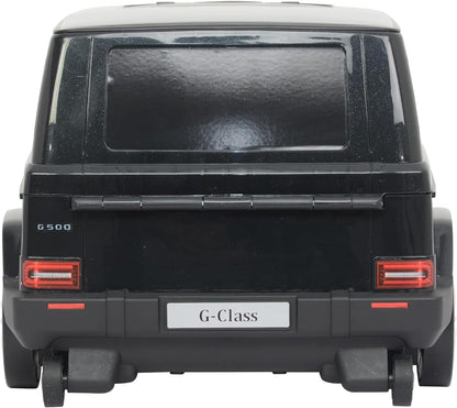 Best Ride On Cars Mercedes G-Class Suitcase Ride On Push Car, Carry-On Luggage for Travel, Realistic Car Look, Inbuilt Storage Space, Compact Size, For Kids Aged 2-6 Years, Large, Black