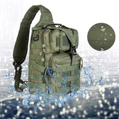 hopopower Tactical Sling Bag Pack Military Rover Shoulder Backpack EDC Assault Range Bag, Water-Resistant