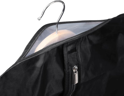 Univivi 16 Pack Suit Cover Bags 60 Inch Garment Bags for Hanging Clothes, Garment Bags for Women Dresses with Clear Window and ID Card Holder for Suit Jacket, Skirt, Shirt and Coat