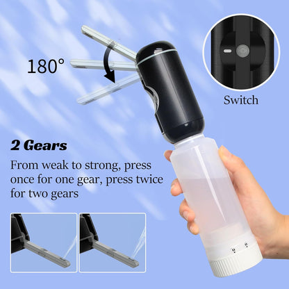 Portable Bidet for Travel, VITCOCO Rechargeable Electric Travel Bidet Sprayer with Adaptor, Waterproof High Pressure Handheld Bidet for Women Men Baby Cleaning