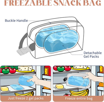 Small Cooler Bag Freezable Lunch Bag for Work School Travel,Small Lunch Bag,insulated snack bag For Adults/Kids,Mini Cooler,Lunch bag small Fit For Yogurt（Khaki Checkerboard)
