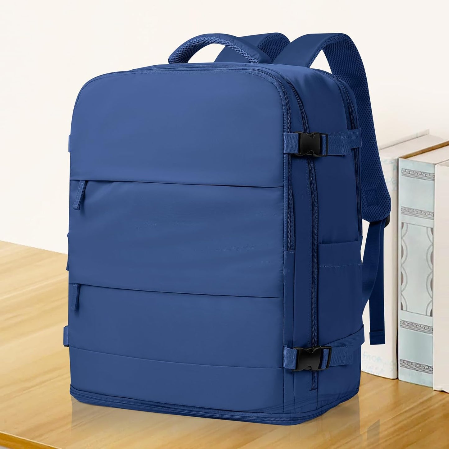 coowoz Travel Backpack for Women Man Carry On Backpack Mochila de Viaje Waterproof Teacher Personal Item Backpacks Travel Bag Essentials Rucksack Airplane Accessories Must Haves Royal Blue