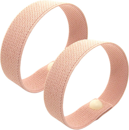 AcuBalance Motion Sickness Bracelets – Comfortable Waterproof Acupressure Band for Natural Nausea Relief, Ideal for Travel (Pair), Pink (Small 6")