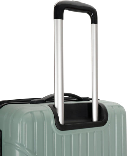 GinzaTravel Luggage Sets 3-Piece Expandable Suitcases with Wheels PC+ABS Durable Hardside Luggage sets TSA lock (Light green, 3-Piece Set(20"/25"/29"))