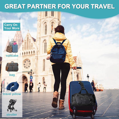 4Pack Luggage Straps Add Bag Straps to Connect Two Suitcases, Adjustable Luggage Belt Connector for Carry On, Travel Attachment Accessories for Connect Your 3 Luggages 4 Color