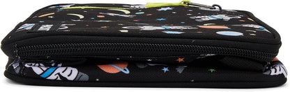 PackIt Freezable Classic Lunch Box, Spaceman, Built with EcoFreeze Technology, Collapsible, Reusable, Zip Closure With Zip Front Pocket and Buckle Handle, Perfect for School Lunches