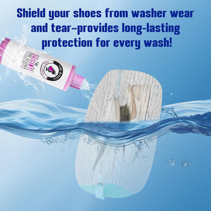 Shoe Washing Machine Bag Reusable Shoe Cleaning Bag for All Types Laundry Shoe Bag for Washer and Dryer (Yellow 1pcs)