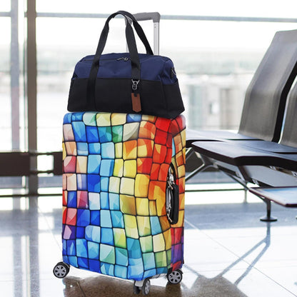MosaiRudo Travel Luggage Covers For Suitcase Tsa Approved,Suitcase Cover Protector Fit 18-32 Inch Luggage Travel Accessories (T2483, S)