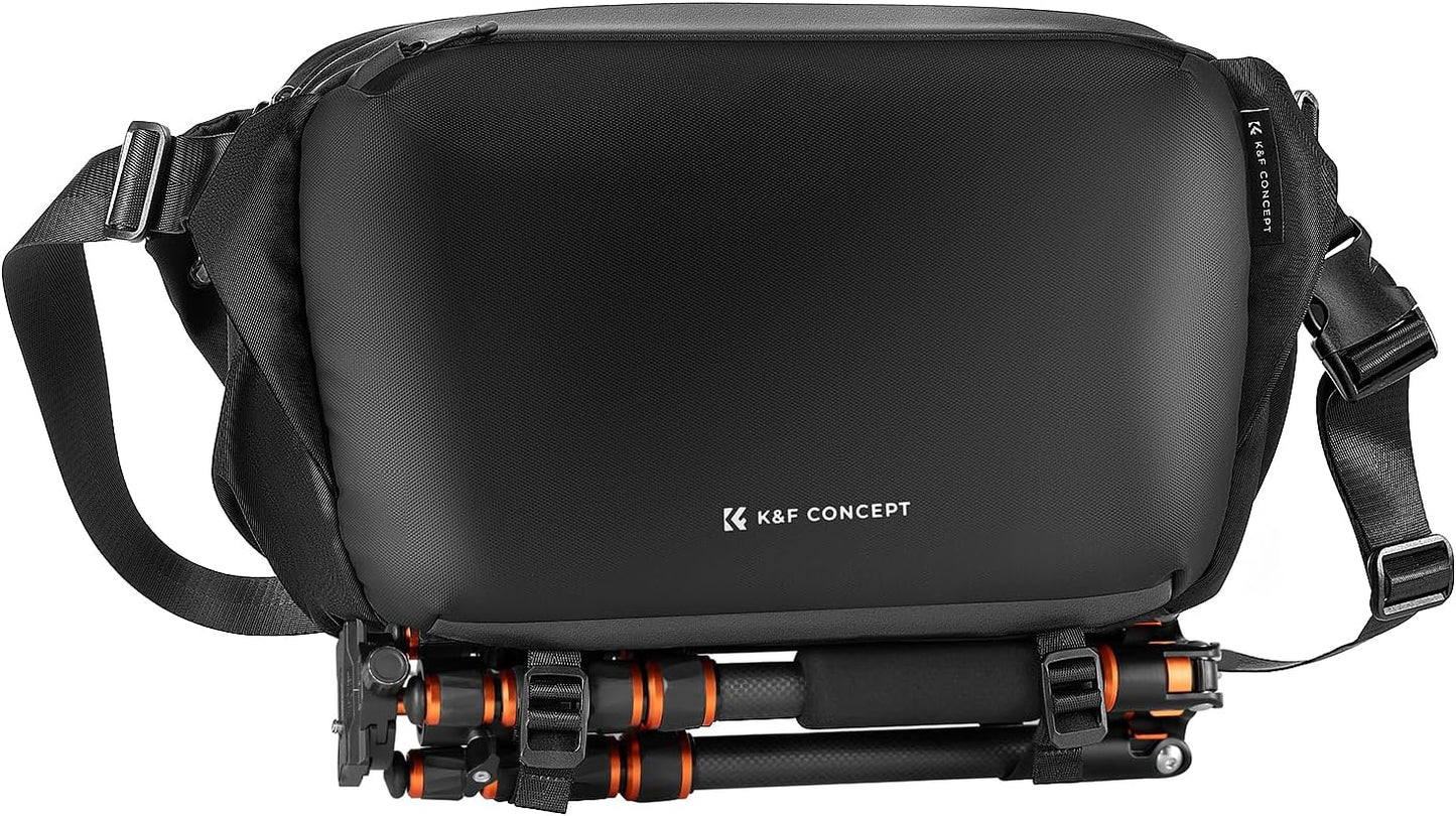 K&F Concept 2 in 1 Sling Bag Everyday Shoulder Bag & Multifunction Photography Crossbody Camera DSLR Backpack Portable Bag