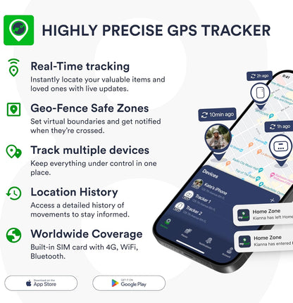 Ultra GPS Tracker for Vehicles – Rugged Waterproof GPS Locator for Cars, Trucks, Hidden Tracking Device, 4G LTE, Real-Time Updates, Long Battery Life (12-Mo Subscription Included)