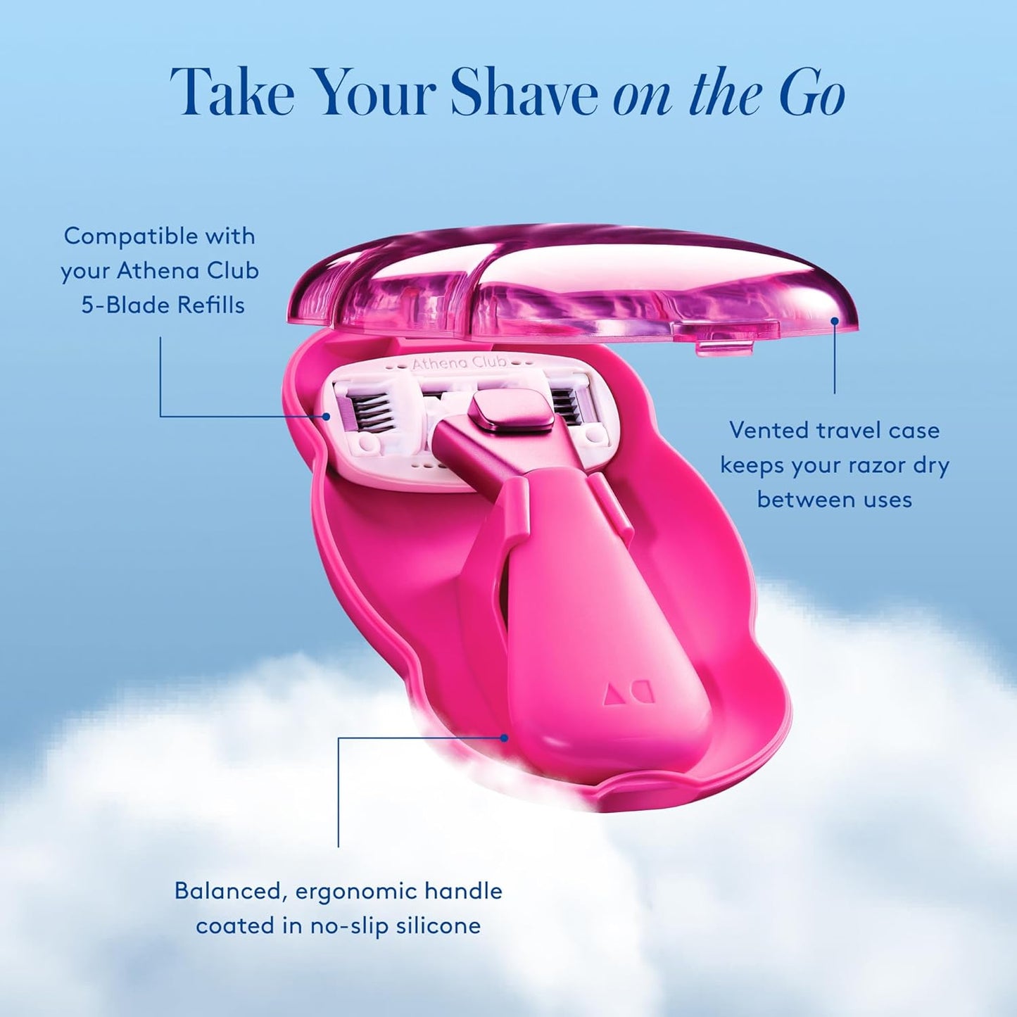 Women's Mini Travel Razor - Trial Size - Super Pink
