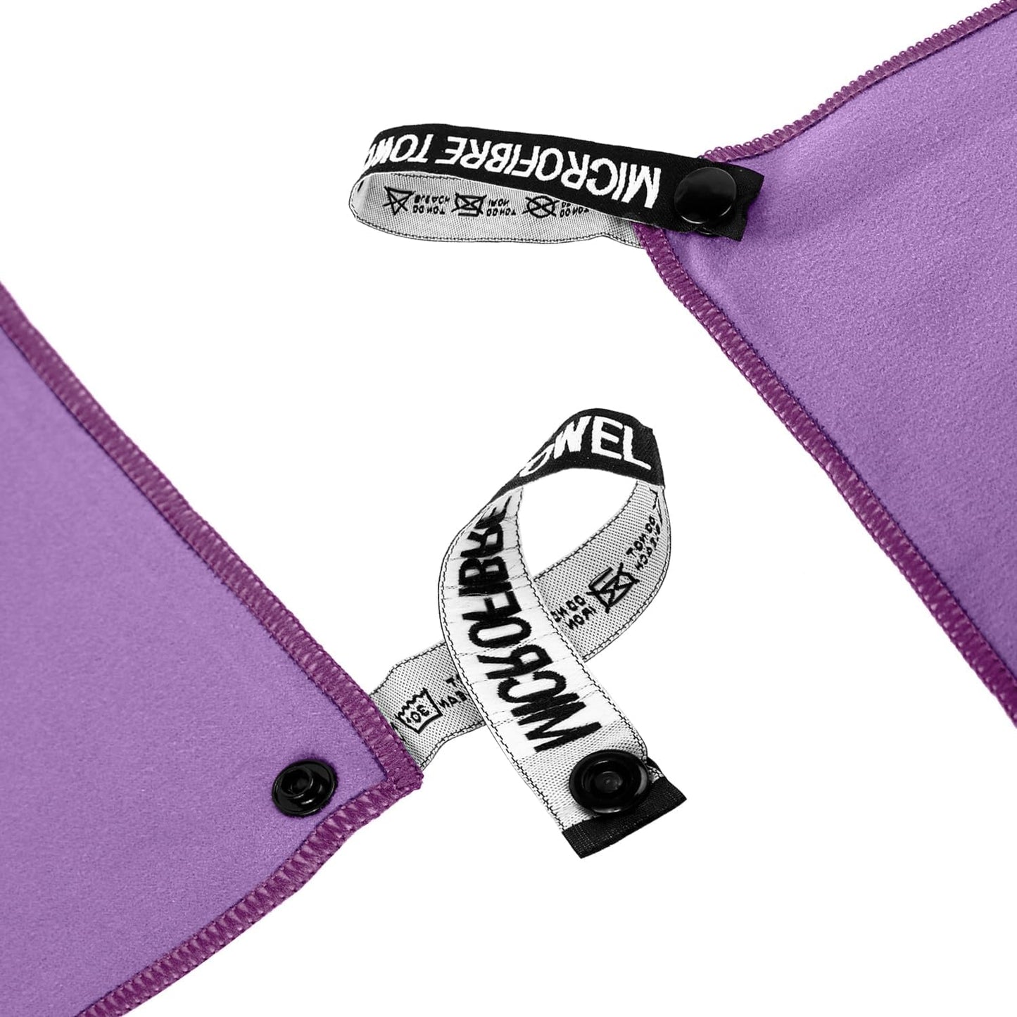Microfiber Travel Towel, Soft Lightweight Quick Dry Towel, Super Absorbent Compact Travel & Sports & Beach Towels for Camping, Backpack, Gym, Swimming, Yoga, Hiking (XL:30"×60" -Purple)