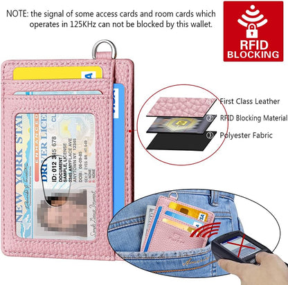FurArt Slim Minimalist Wallet, Front Pocket Wallets, RFID Blocking, Credit Card Holder for Men & Women