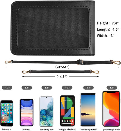Crossbody Cellphone Purse Women Touch Screen Bag RFID Blocking Wallet Handbag Shoulder Strap