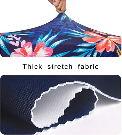 WUJIAONIAO Travel Luggage Cover Baggage Suitcase Cover Protector Skins 18-32 Inch (Flower, XL (for 29-32 inch luggage))