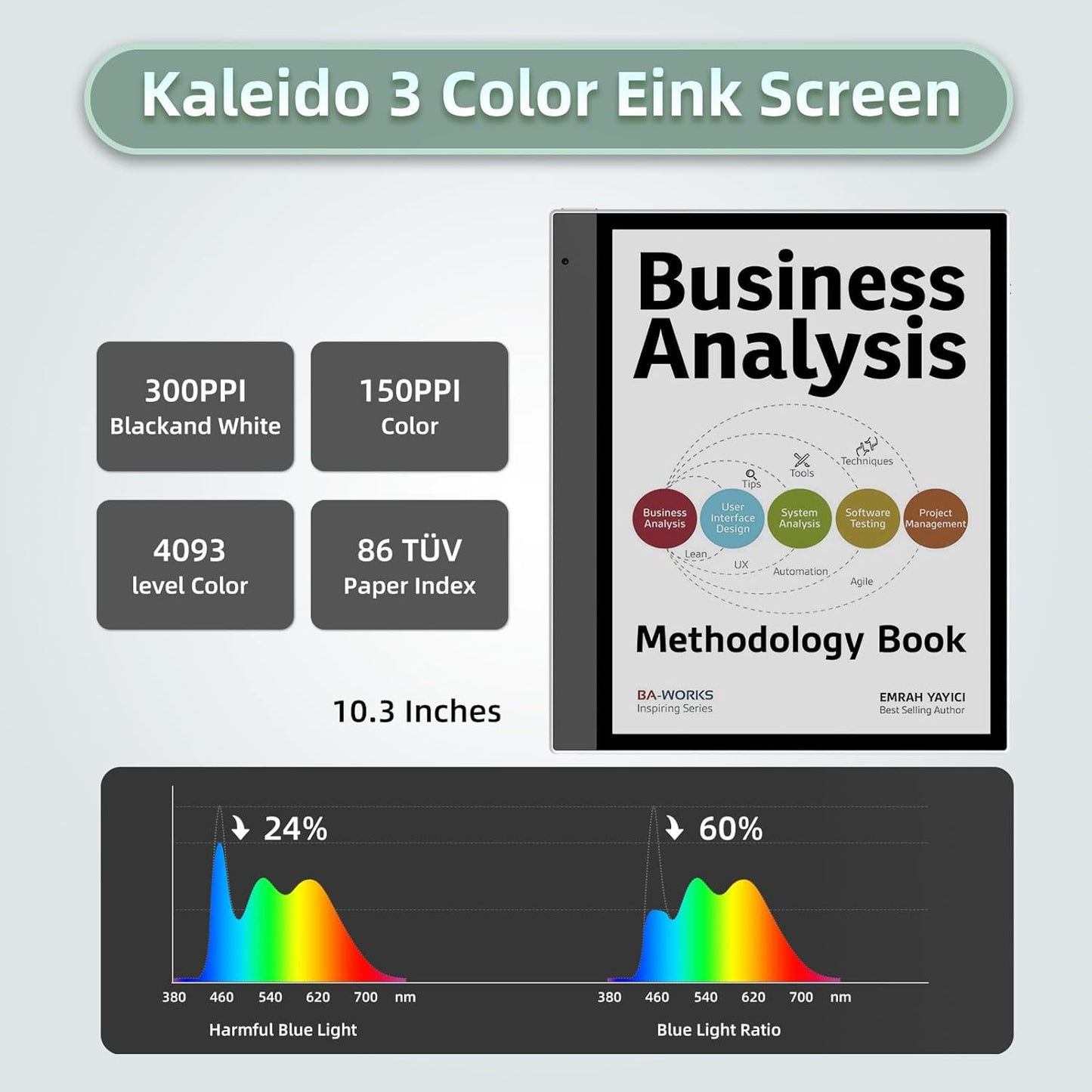 Bigme inkNoteX Color Eink Tablet Andriod 13 6+128G Ebook Reader 10.3 Inch Kaleido 3 E-Ink Screen Epaper Tablet for Reading and Writing