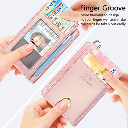 FurArt Slim Minimalist Wallet, Front Pocket Wallets, RFID Blocking, Credit Card Holder for Men & Women