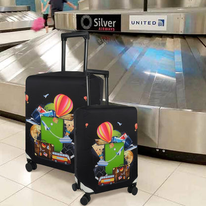 Explore Land Luggage Cover Suitcase Protector Fits 27-30 Inch Case (Travel, L)