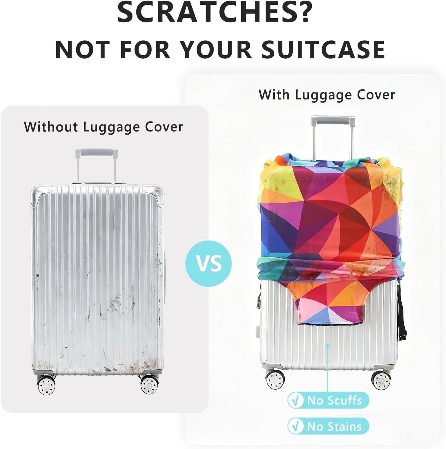 TRAVELKIN more than travel Luggage Cover Suitcase Cover Suitcase Protector Fit 29-32 Inch Luggage