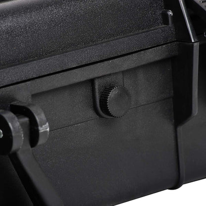 MEIJIA All Weather Waterproof Hard Camera Case,Hard Case with Customizable Fit Foam,Fit Use of Drones,Camera,Equipments,Pistols,Elegant Black (Black, 28.84"x16.92"X7.08")