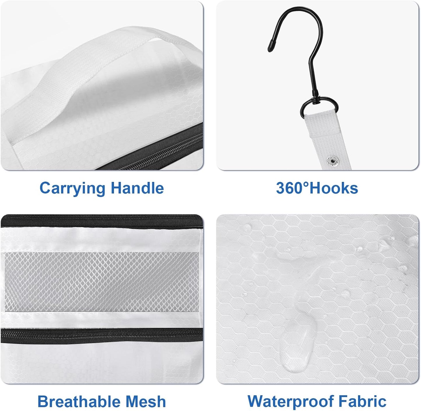 Suitcase Organizer, Travel Luggage Organizer Portable Hanging Travel Shelves Collapsible Hanging Packing Cubes for Carry on Suitcase