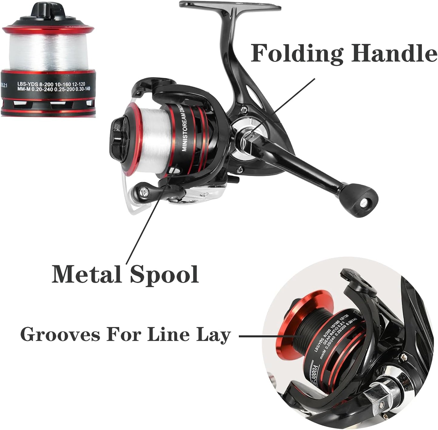 Fishing Pole Combo Set,2.1m/6.89ft 2PCS Collapsible Rods 2PCS Spinning Reels Lures Set Carrier Bag Carbon Fiber Telescopic Fishing Rods Sea Saltwater Freshwater Kit Fishing Rod Reel Combos