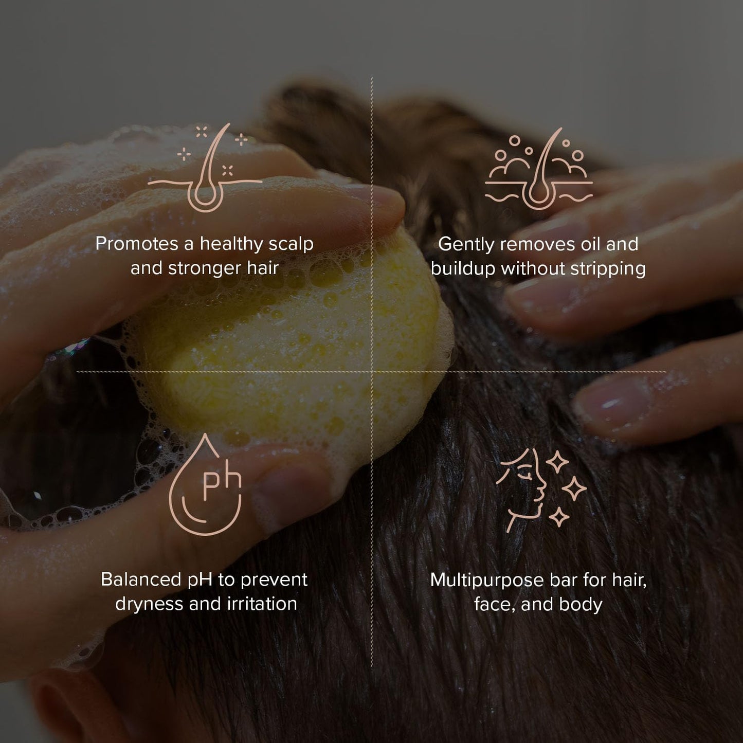 Maka Nature Low-Carbon Shampoo Bar | Korean K-Beauty Haircare with Natural Ingredients for Scalp & Hair Types | Vegan, Eco-Friendly, pH balanced, 3.35oz (Lavender)