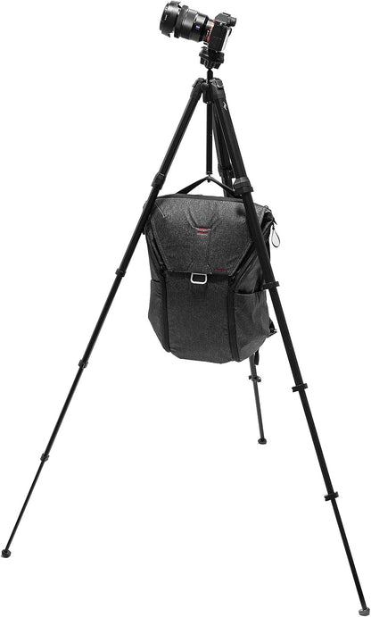 Peak Design Travel Tripod, Aluminum, Compact Design, Quick Setup and Takedown, Pro-Level Stability, Ergonomic Ball Head, Compact and Portable Travel Tripod for Camera and Phone, 20 lb Capacity