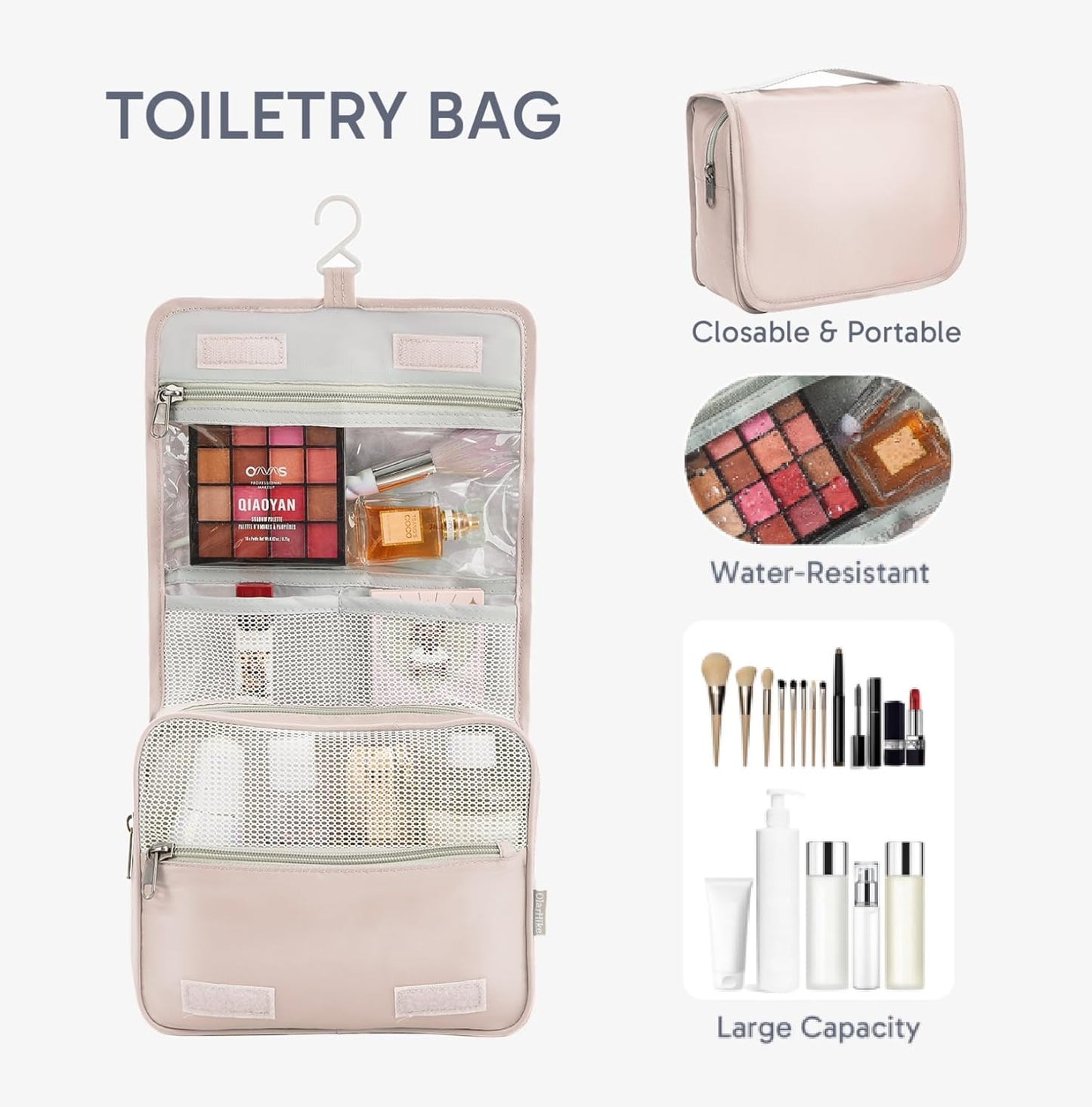 ALL INCLUDED 10 Set Durable Packing Cubes for Suitcases,Gifts for Women Mom, UPGRADED Anti-Tear Stitching, NEW Improved Luggage Packing Organizers for Travel Accessories (Beige)