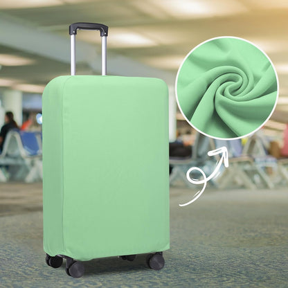 PATIKIL Luggage Cover, Suitcases Covers Elastic Carry on Cover Protector Washable Scratch-Resistant Fits 28-29 Inch Luggage for Travel Business Trips, Light Green